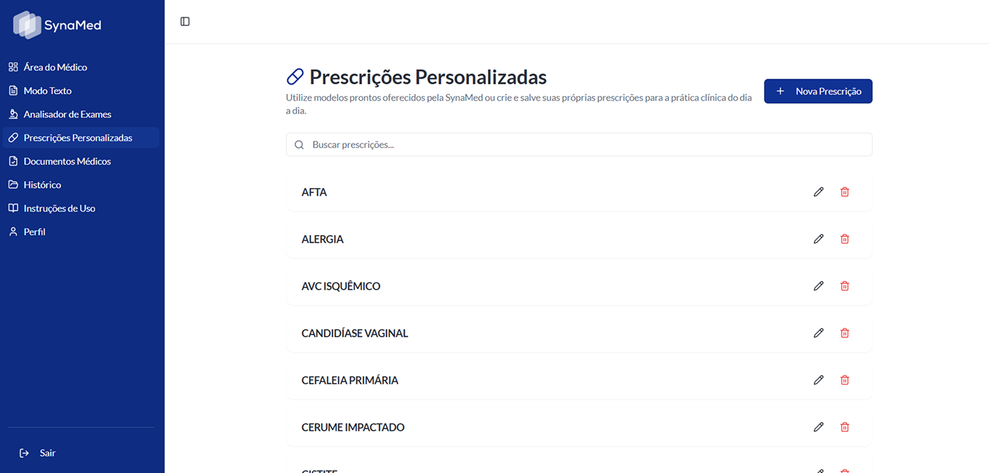 Interface do sistema antes da consultoria de UX da Ping